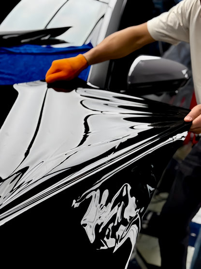 Anole Super Gloss Piano Black Car Wrap Vinyl