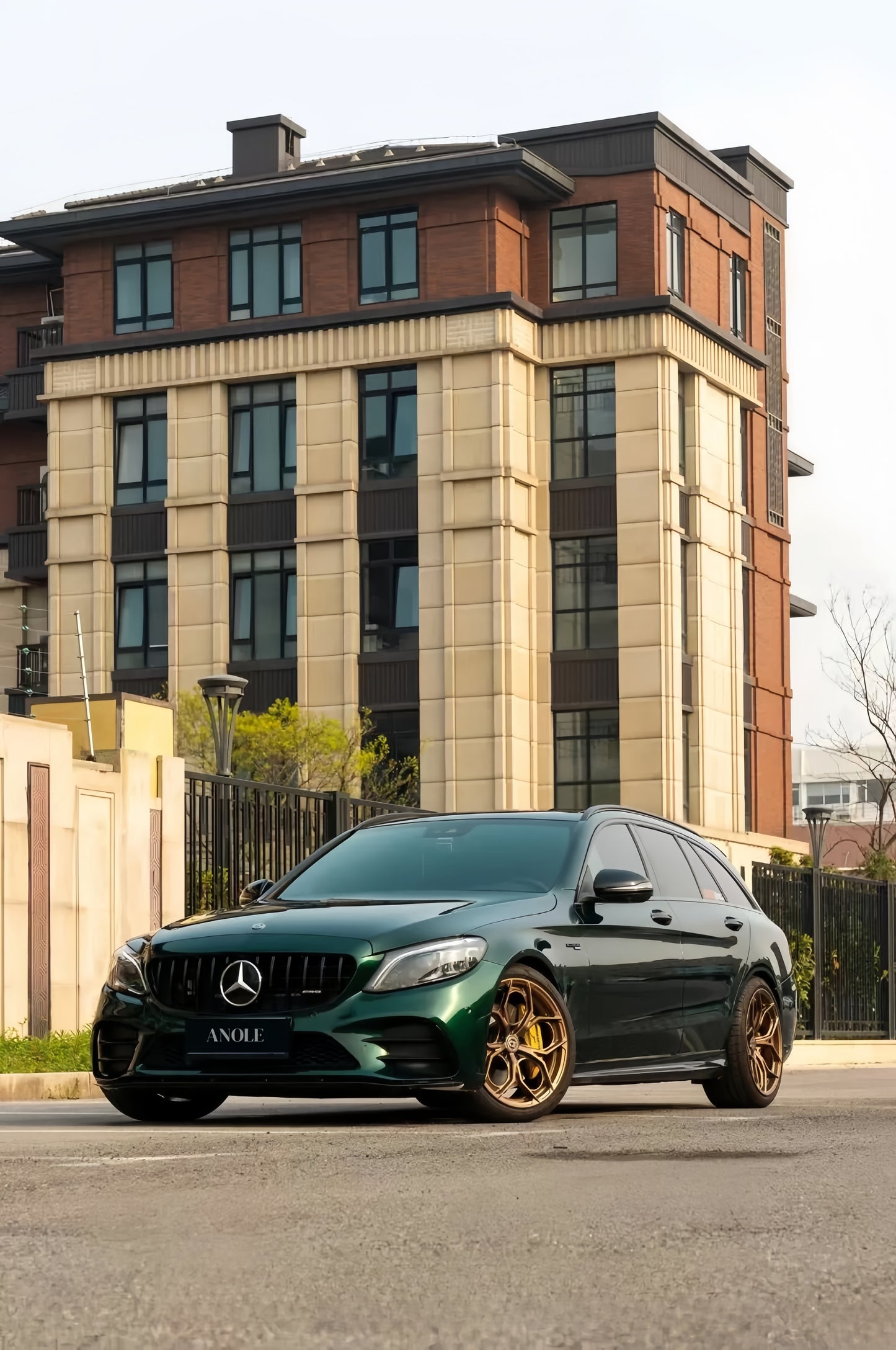 Anole Glossy Metallic La Salle Green Agate Green Vinyl Car Wrap
