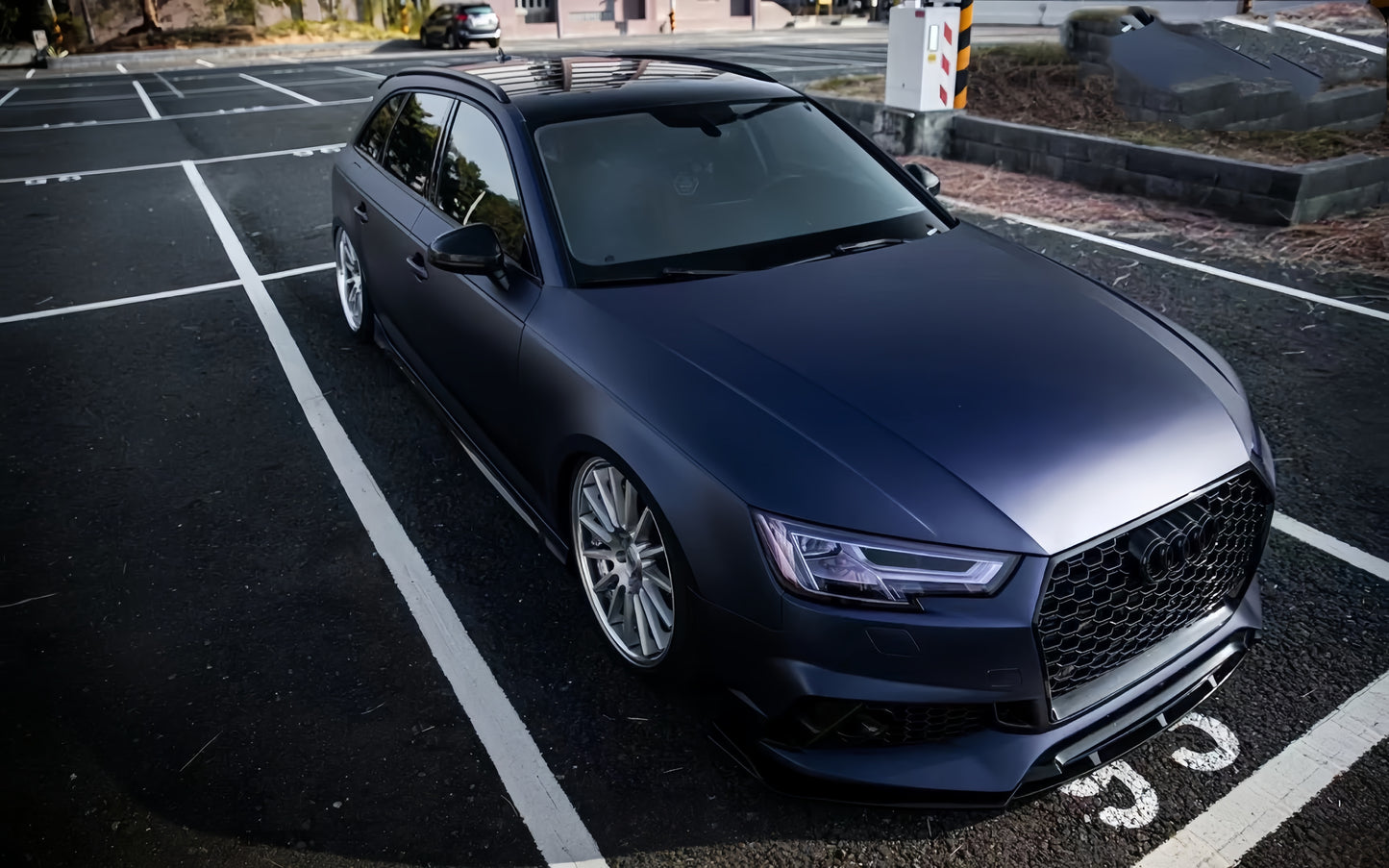 Anole Satin Chrome Saint Patrick Blue Vinyl Car Wrap