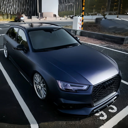 Anole Satin Chrome Saint Patrick Blue Vinyl Car Wrap