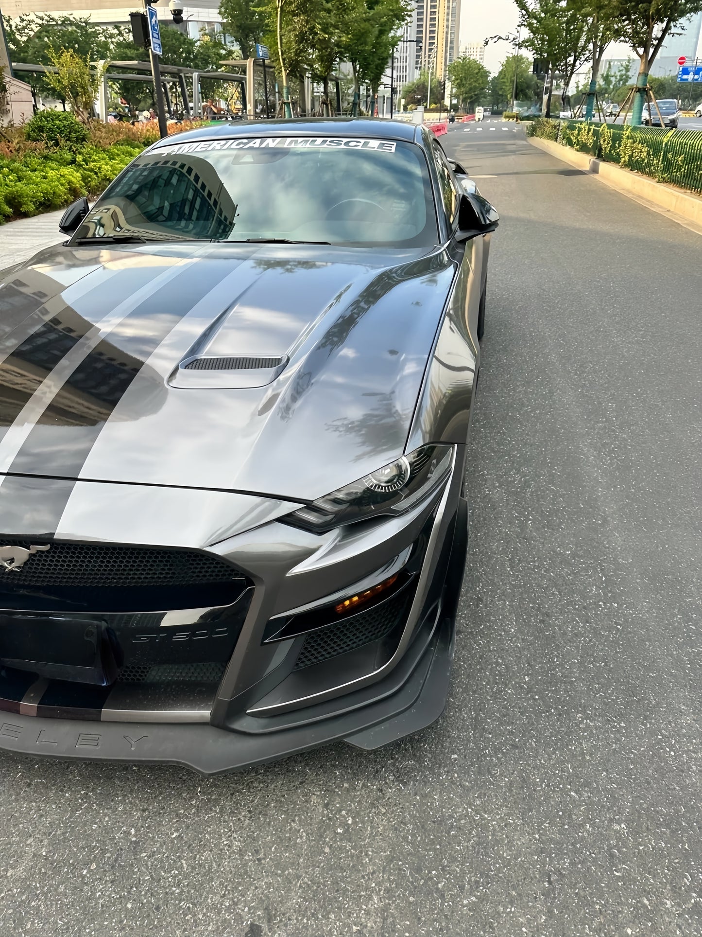 Anole Glossy Metallic Brown Gray Car Vinyl Wrap