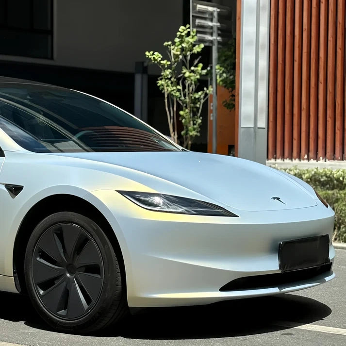 Anole Matte Glitter Metallic Pearl Blue Gold Car Vinyl Wrap