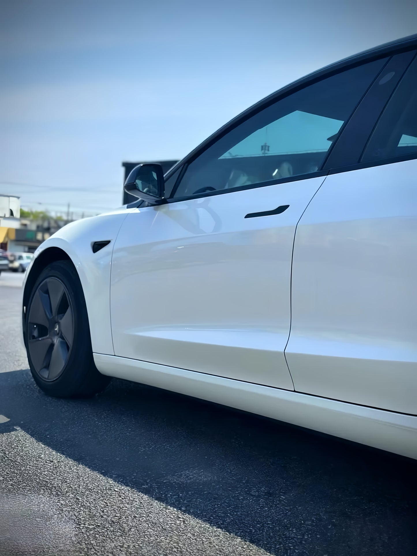 Anole High Glossy White to Blue Car Wrap Vinyl