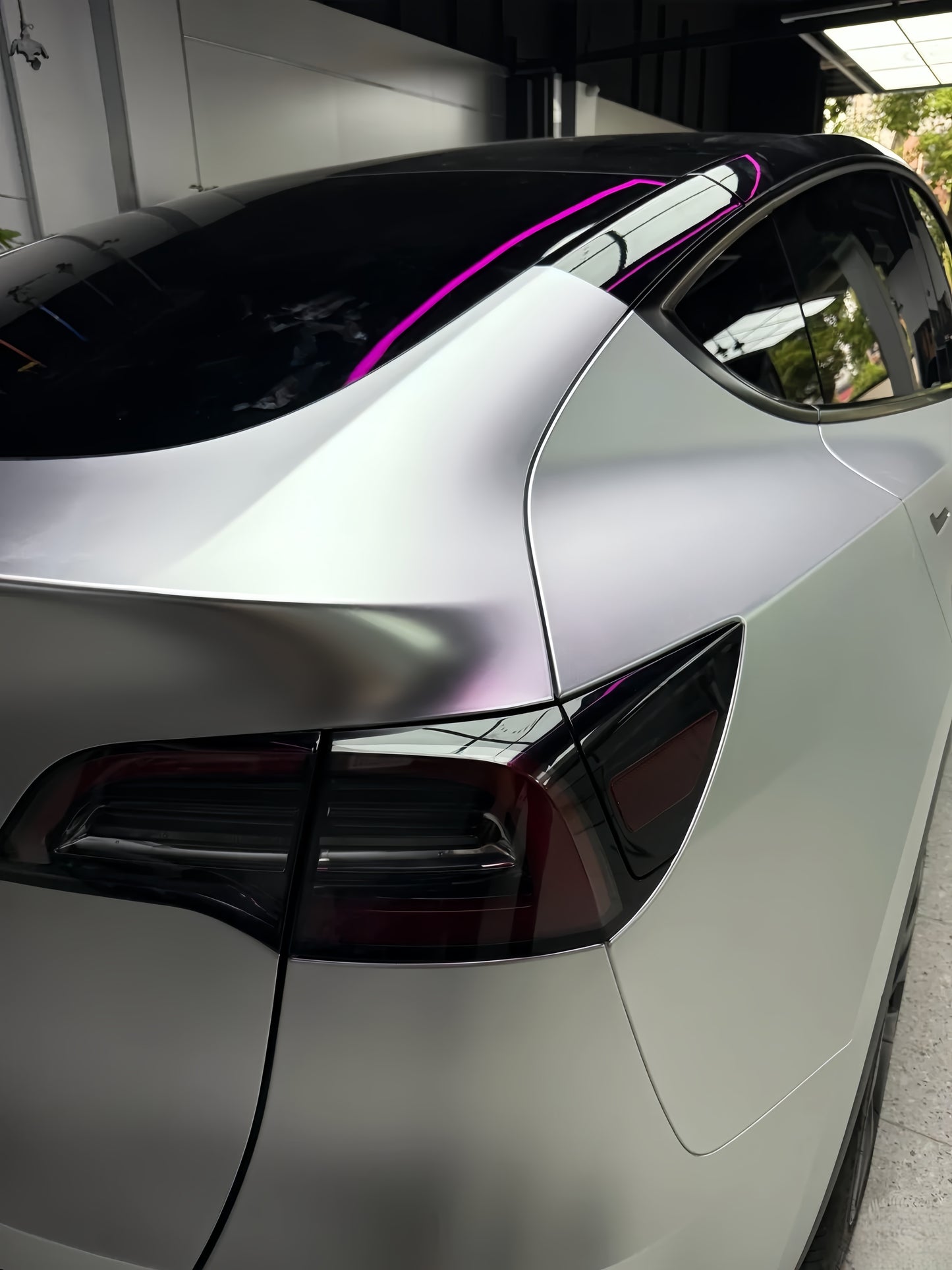 Anole Matte Chrome Silver Stain Ceramics Silver Vinyl Car Wrap