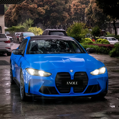 Anole Glossy Metallic Cobalt Blue Car Vinyl Wrap