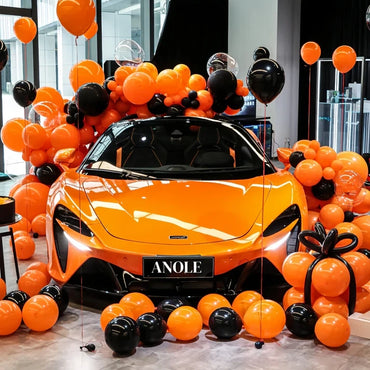 Anole High Glossy McLaren Orange Car Vinyl Wrap