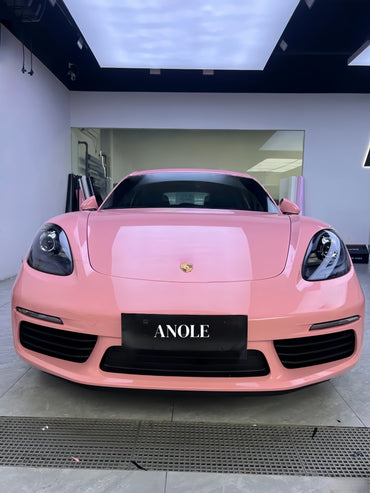Anole High Glossy Rouge Pink Vinyl Car Wrap