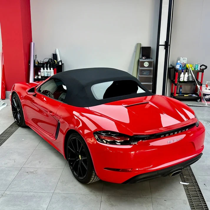 Anole High Glossy Ferrari Red Vinyl Car Wrap