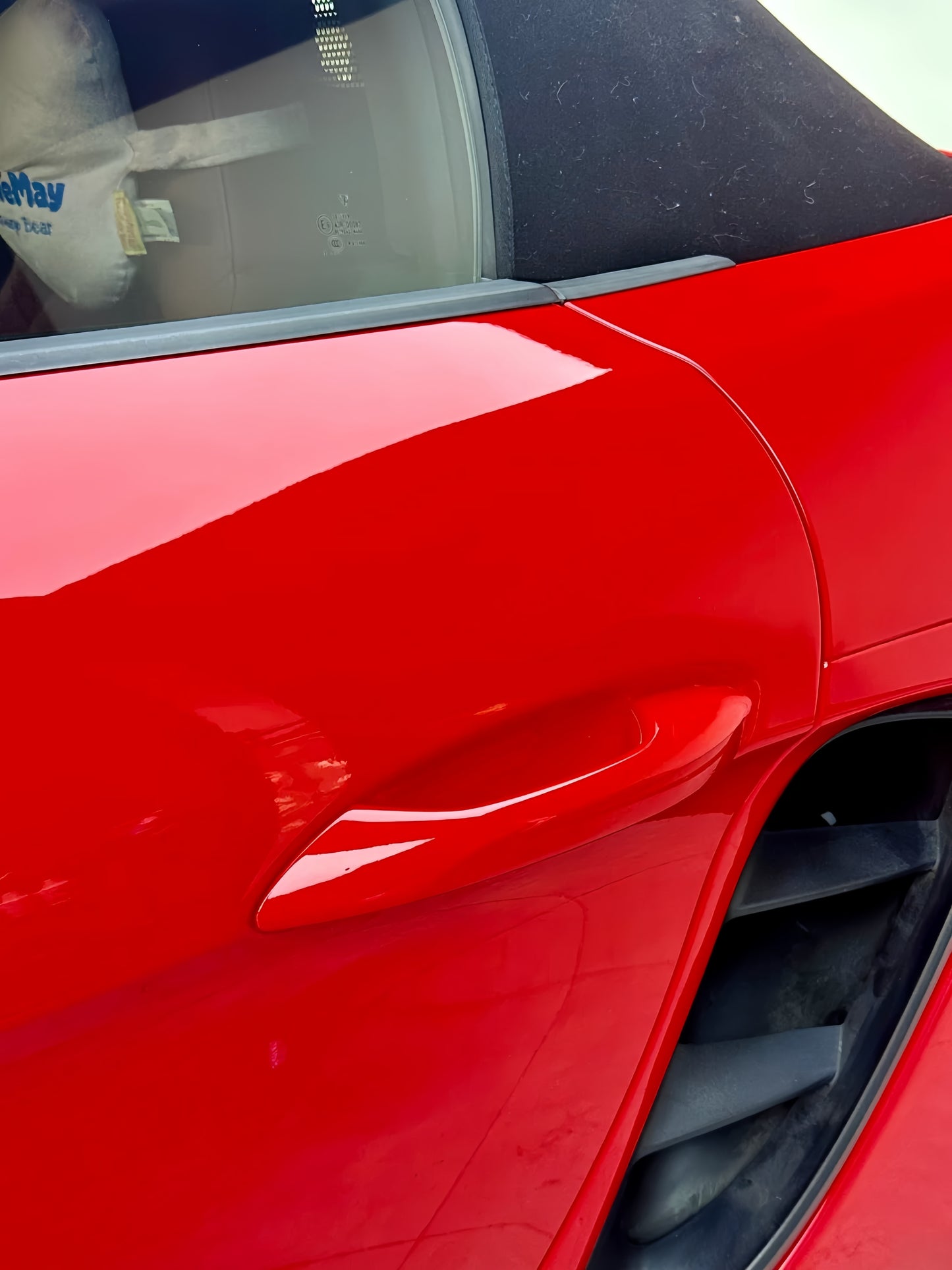 Anole High Glossy Ferrari Red Vinyl Car Wrap