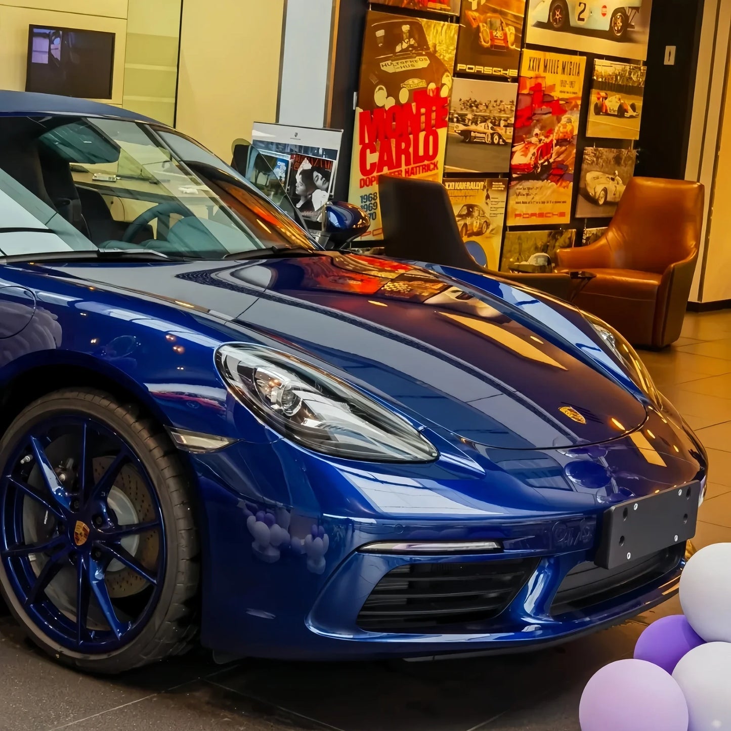 Anole Glossy Metallic Everton Blue Car Vinyl Wrap