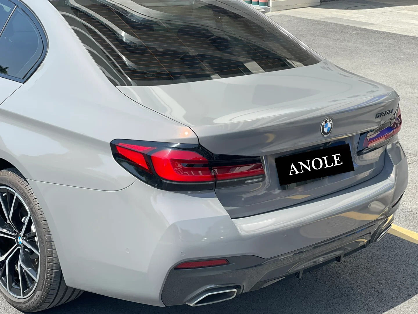 Anole Glossy Metallic Bernina Gray Car Vinyl Wrap