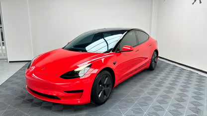 Anole High Glossy Ferrari Red Vinyl Car Wrap