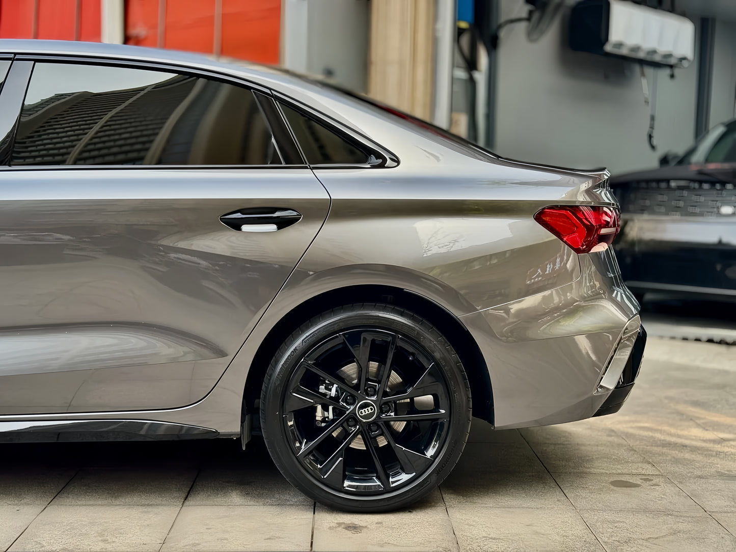 Anole Glossy Metallic Brown Gray Car Vinyl Wrap