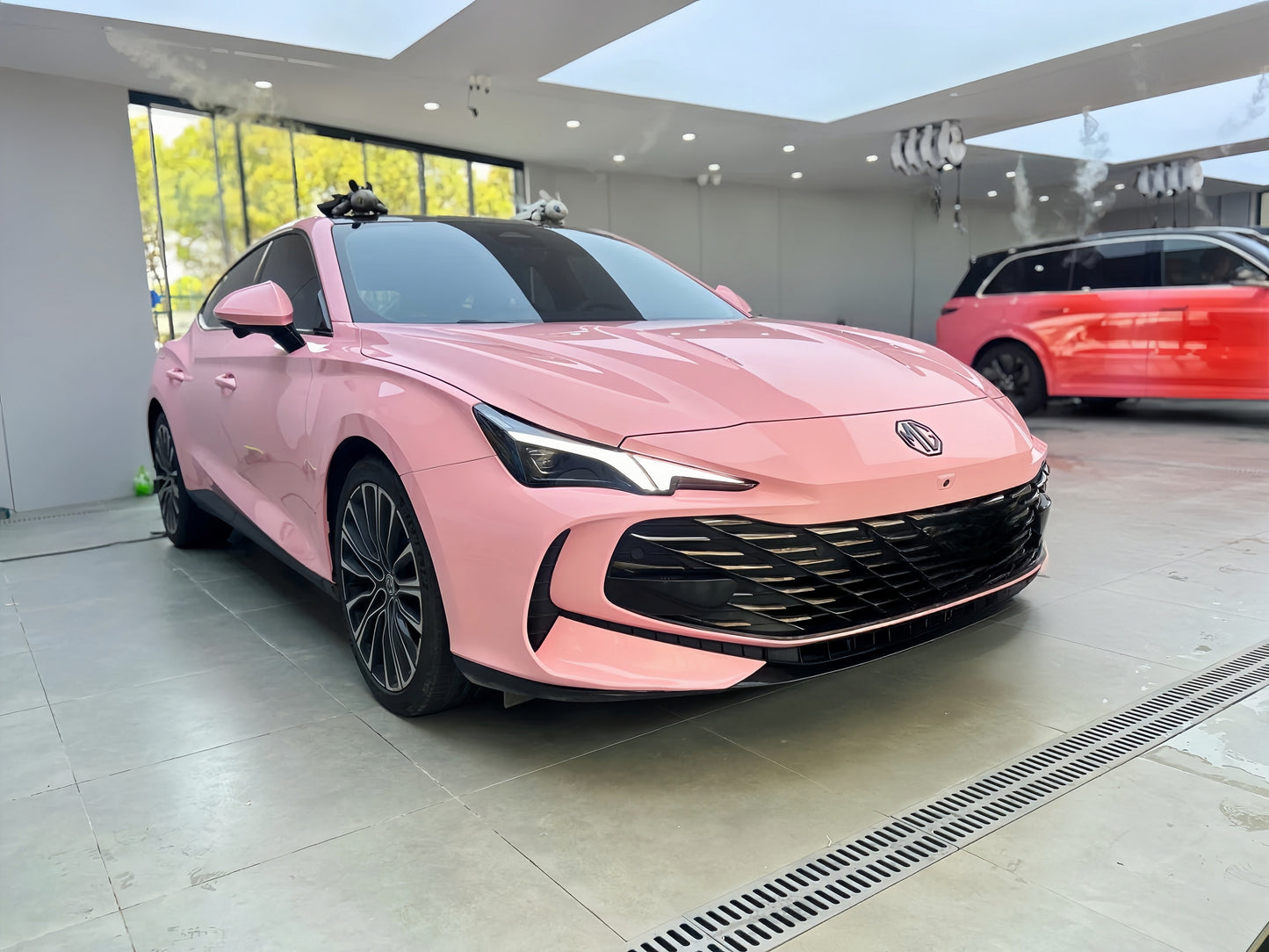 Anole High Glossy Rouge Pink Vinyl Car Wrap