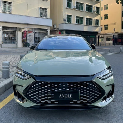 Anole High Glossy Deep Khaki Green Vinyl Car Wrap