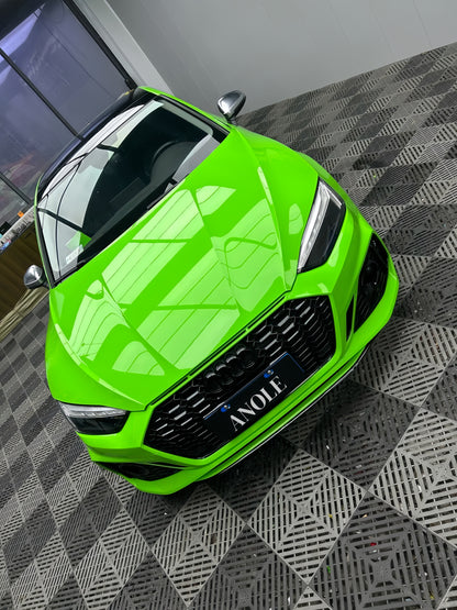 Anole Super Glossy Lizard Green Vinyl Car Wrap