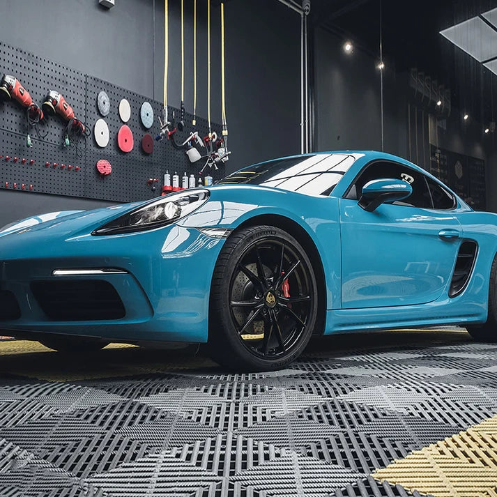 Anole High Glossy Miami Blue Car Vinyl Wrap