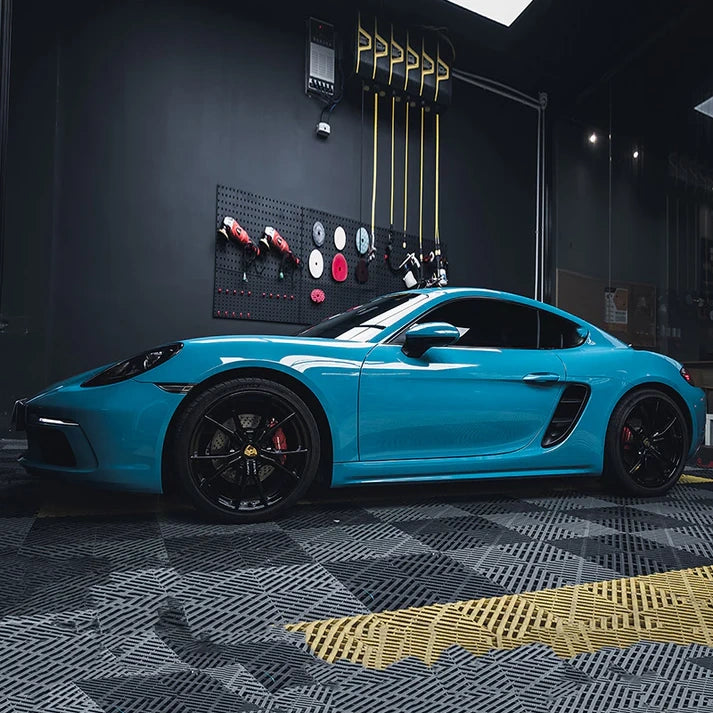 Anole High Glossy Miami Blue Car Vinyl Wrap