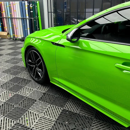Anole High Glossy Lizard Green Vinyl Car Wrap