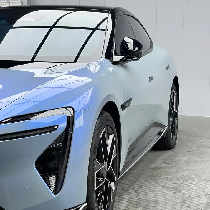 Anole Candy Metallic Dark Gray Blue Car Vinyl Wrap