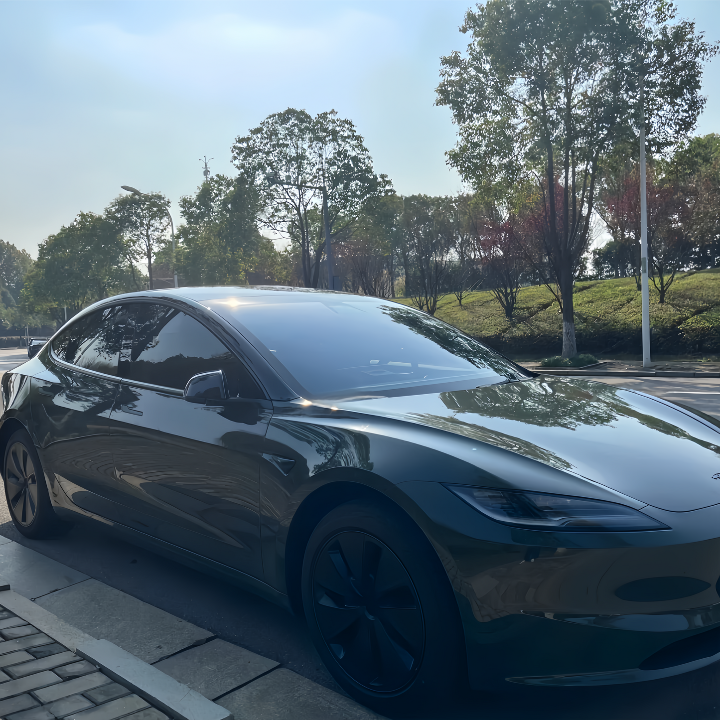 Anole PET High Glossy Rifle Urban Green Vinyl Wrap