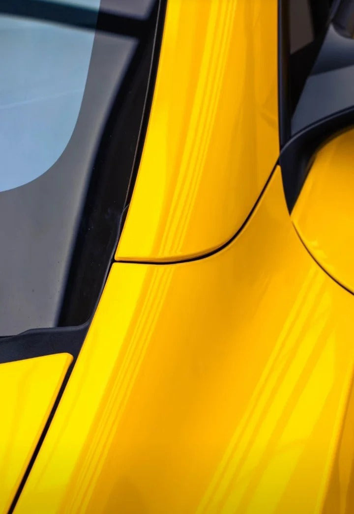 Anole Glossy Metallic Bright Yellow Bumblebee Car Vinyl Wrap