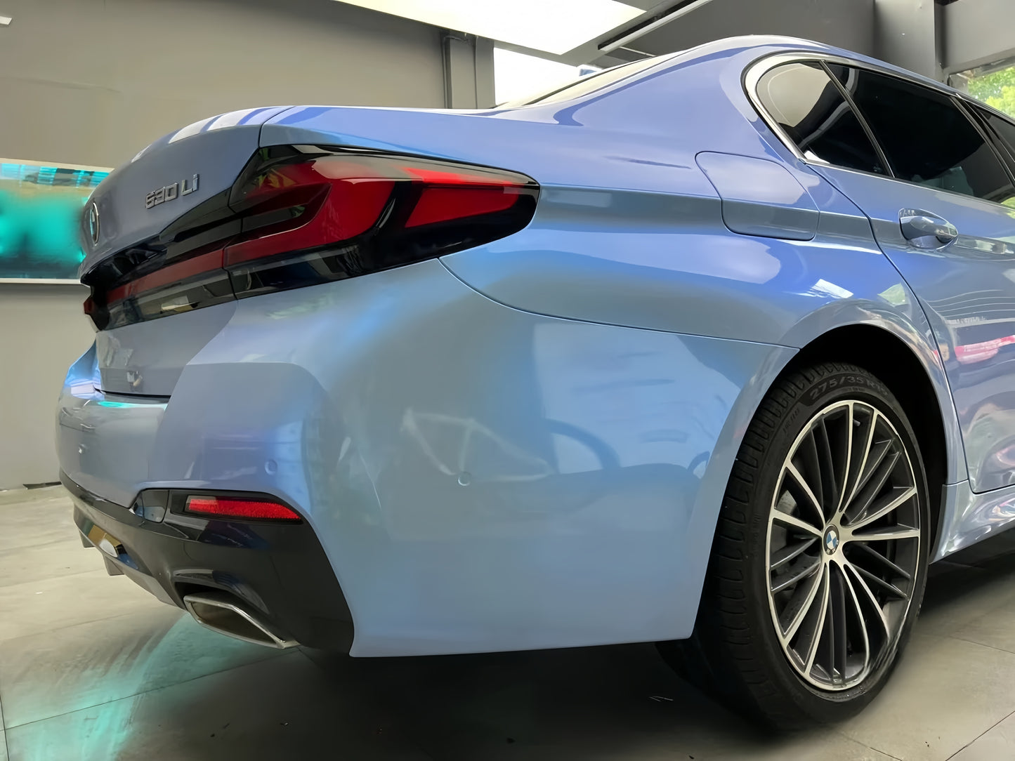 Anole Candy Metallic Dark Gray Blue Car Vinyl Wrap
