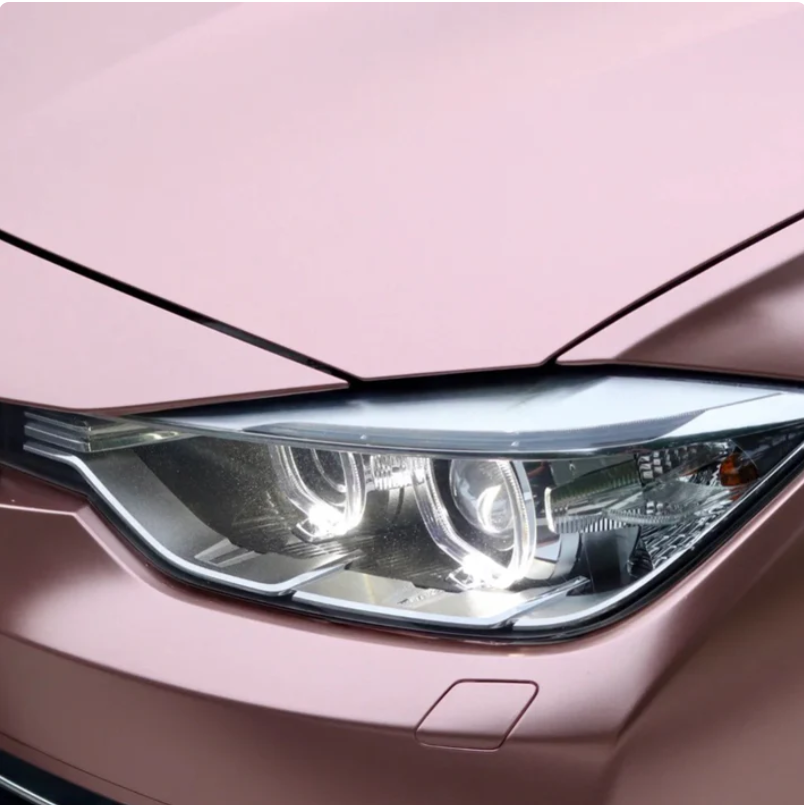 Anole Satin Chrome Silk Rose Gold Vinyl Car Wrap