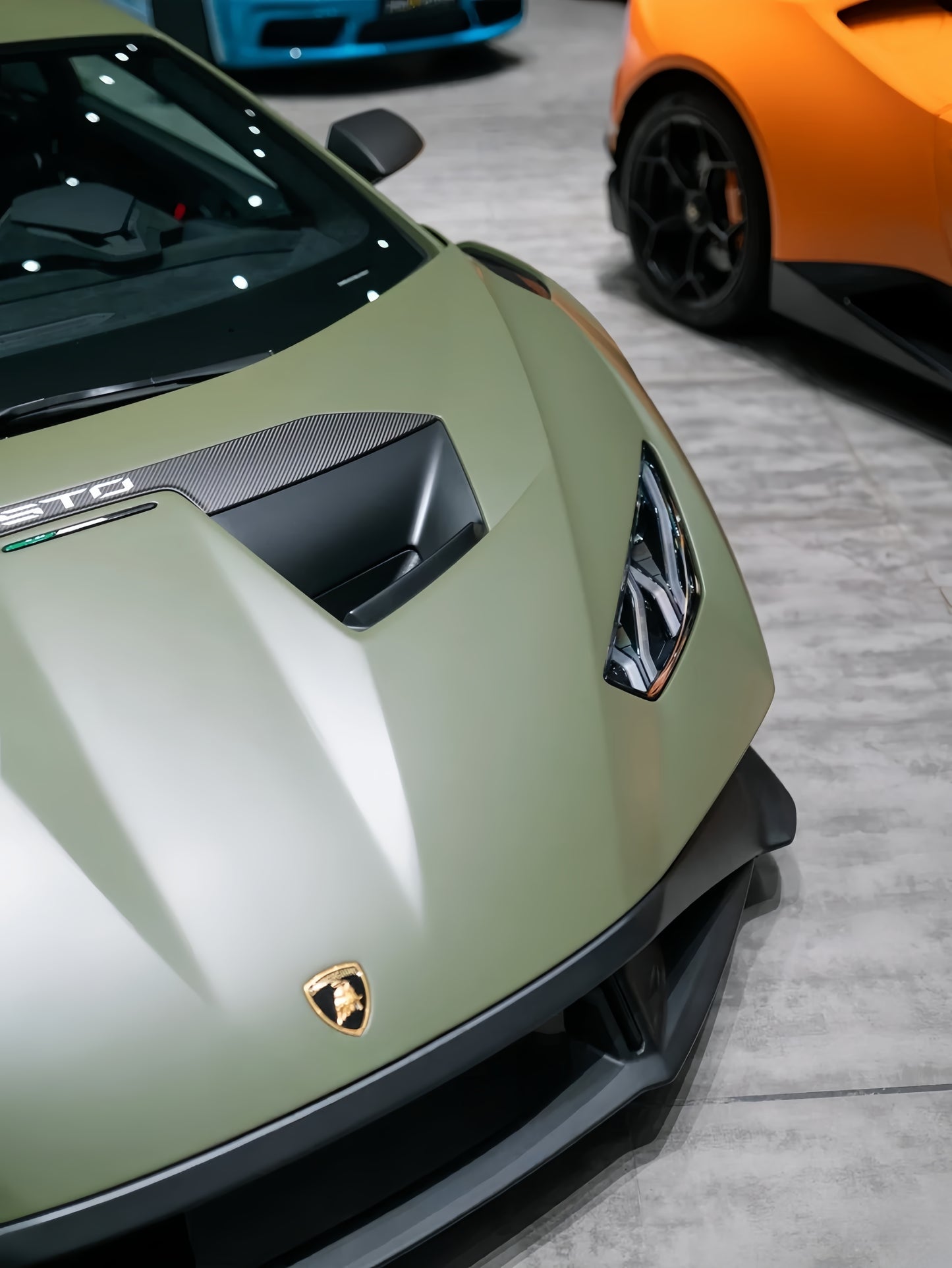 Anole Ceramic Combat Green Vinyl Car Wrap