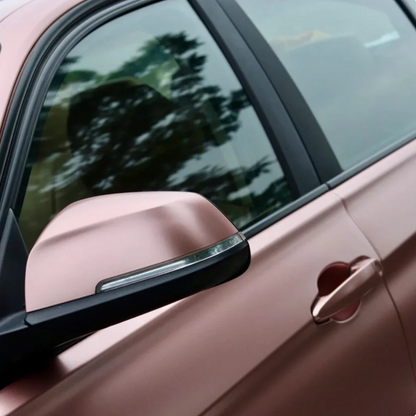 Anole Satin Chrome Silk Rose Gold Vinyl Car Wrap