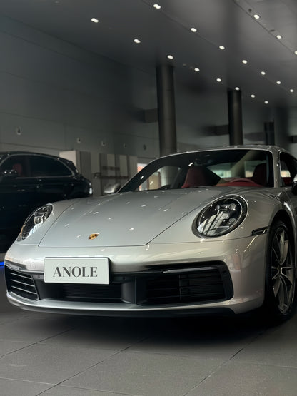 Anole Glossy Metallic Metal Silver Car Vinyl Wrap