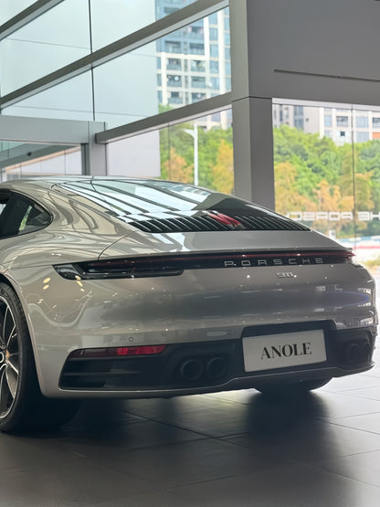 Anole Glossy Metallic Metal Silver Car Vinyl Wrap