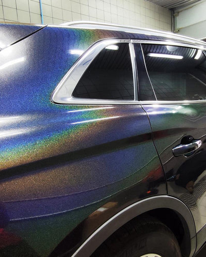 Anole Rainbow Metallic Majestic Dark Gray Vinyl Wrap Car