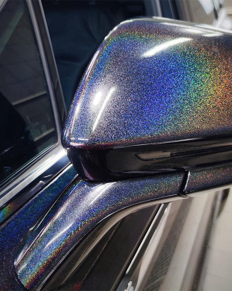 Anole Rainbow Metallic Majestic Dark Gray Vinyl Wrap Car