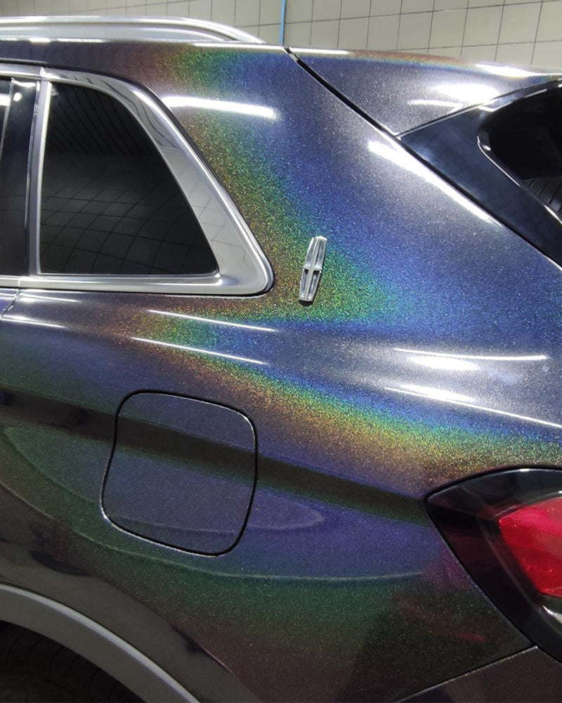 Anole Rainbow Metallic Majestic Dark Gray Vinyl Wrap Car