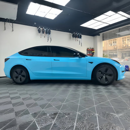 Anole High Clossy Crystal Light Blue Car Wrap Vinyl