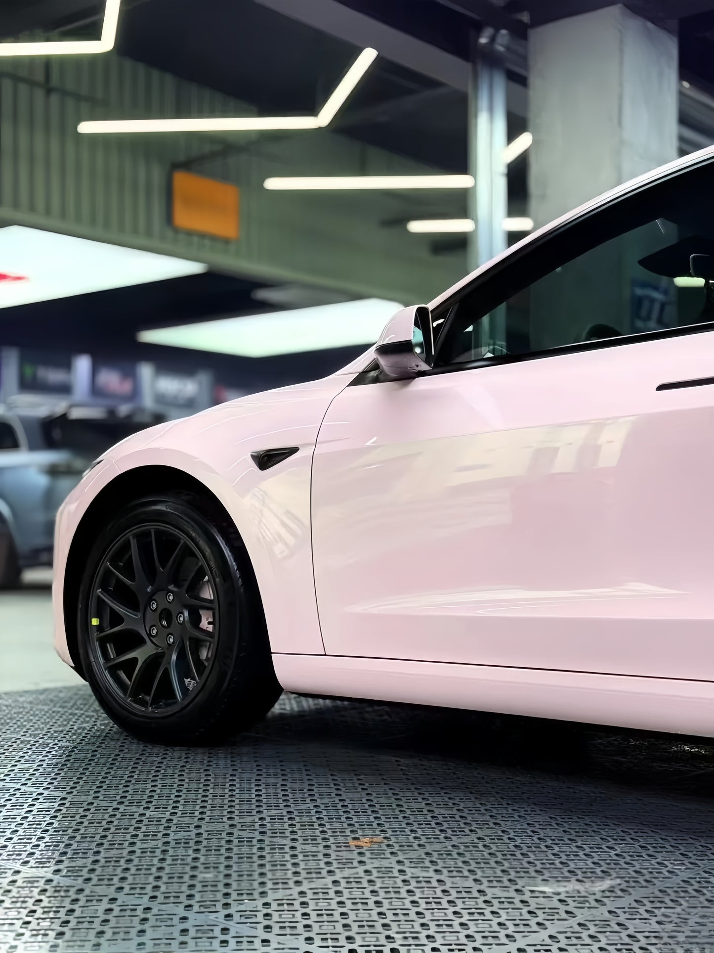 Anole Super Glossy Pale Pink Vinyl Car Wrap
