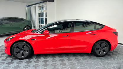 Anole High Glossy Ferrari Red Vinyl Car Wrap