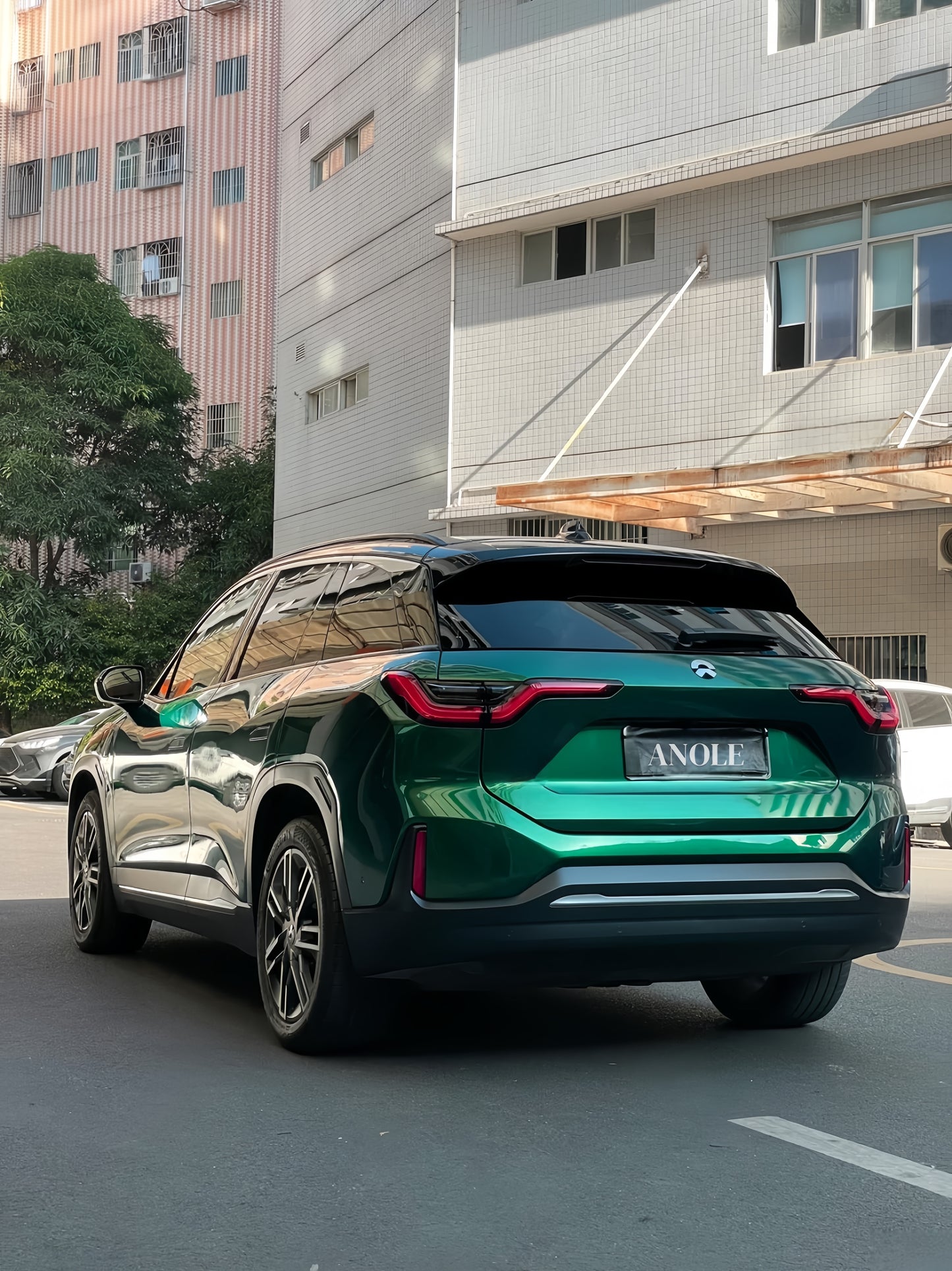 Anole Glossy Metallic La Salle Green Agate Green Vinyl Car Wrap