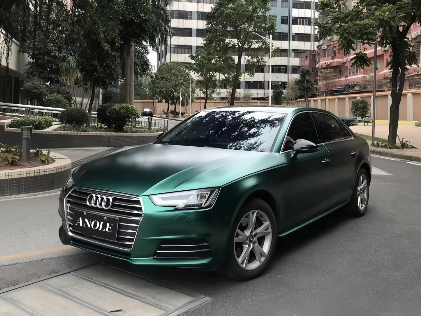 Anole Satin Chrome Paolo Veronese Green Vinyl Car Wrap