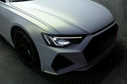 Anole Glossy White Gold Vinyl Car Wrap