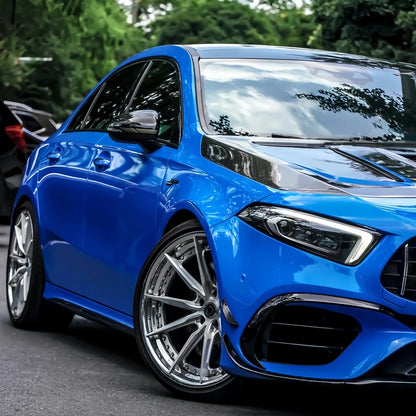 Anole High Gloss Piano Shark Blue Vinyl Car Wrap