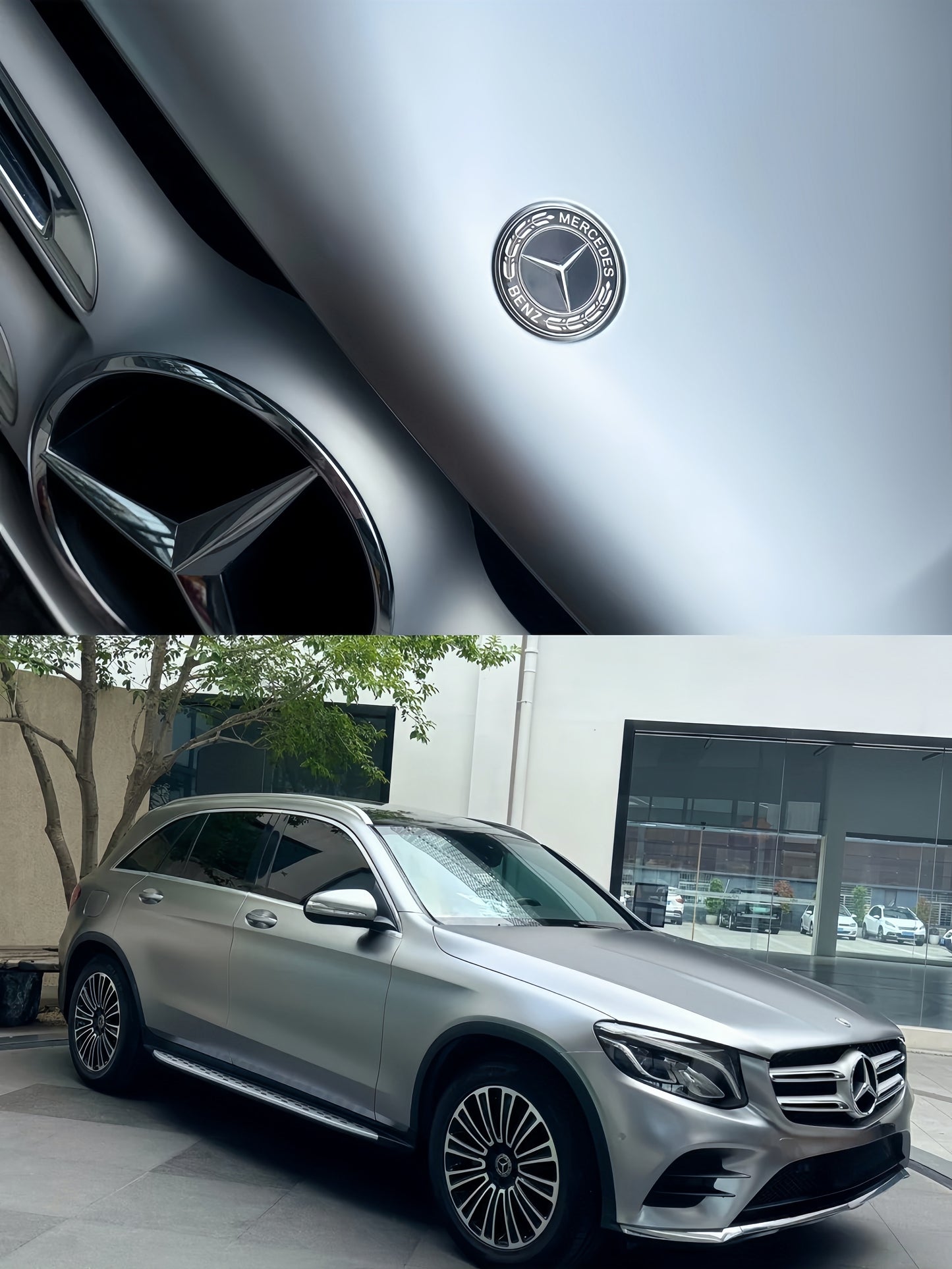 Anole Matte AMG Gray Vinyl Car Wrap