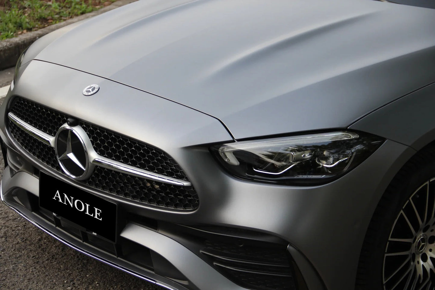 Anole Matte AMG Gray Vinyl Car Wrap