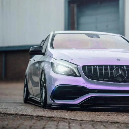 Anole Candy Metallic Gray Purple Car Vinyl Wrap 9
