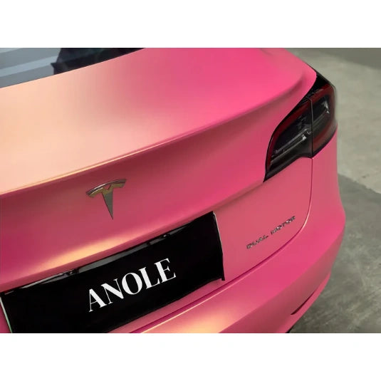 Anole Glitter Metallic Diamond Gold Pink Car Vinyl Wrap