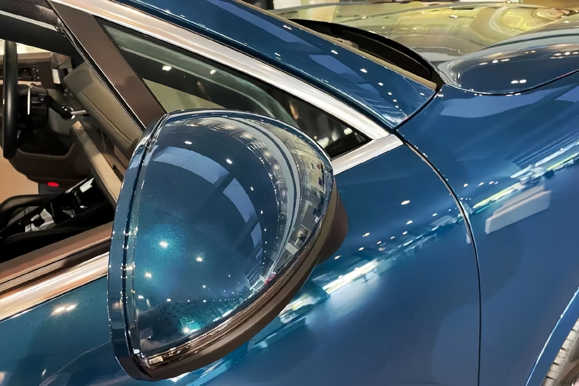 Anole Glossy Metallic Indigo Blue Montego Blue Vinyl Car Wrap 10
