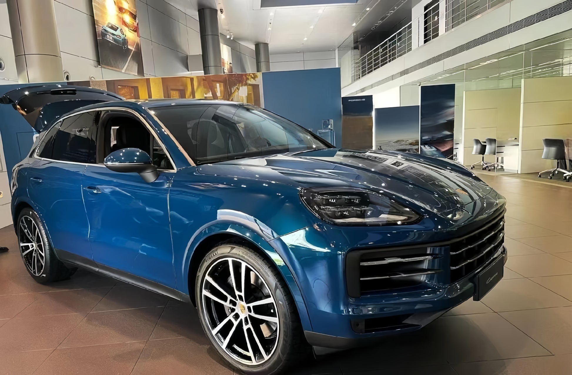 Anole Glossy Metallic Indigo Blue Montego Blue Vinyl Car Wrap 15