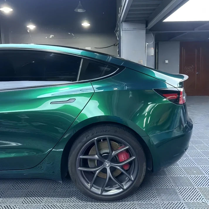 Anole Glossy Metallic La Salle Green Agate Green Vinyl Car Wrap 11