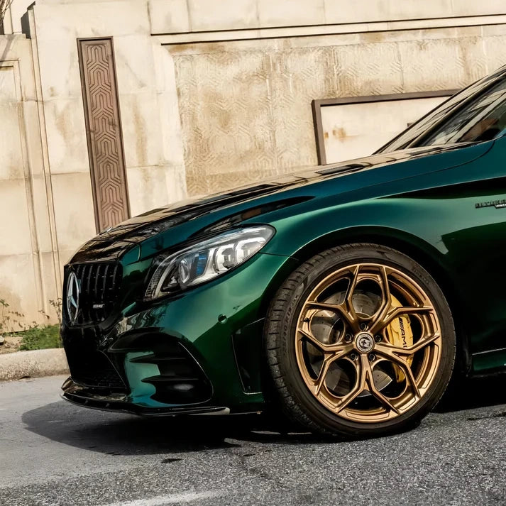 Anole Glossy Metallic La Salle Green Agate Green Vinyl Car Wrap 15